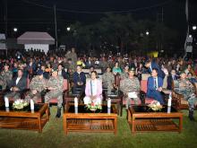 Hon’ble Chief Minister Professor (Dr.) Manik Saha attended the Vijay Diwas celebration organized by Indian Army at Albert Ekka War Memorial, Lichubagan, Agartala.