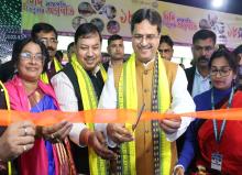 Didi Lakhpati, Tripurar Agrogoti", inaugurated the 18th Regional Saras Mela at the International Fair Ground, Hapania