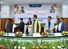 Foundation Stone Laying and Inauguration Ceremony of Integrated Public Health Laboratories in Tripura under PM-ABHIM