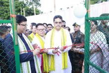 Inauguration of Synthetic Turf Football Ground at Jampuijala, SDM HS School Ground by Professor (Dr.) Manik Saha, Hon’ble Chief Minister.