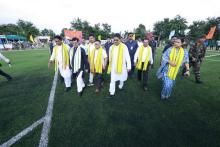 Inauguration of Synthetic Turf Football Ground at Jampuijala, SDM HS School Ground by Professor (Dr.) Manik Saha, Hon’ble Chief Minister.