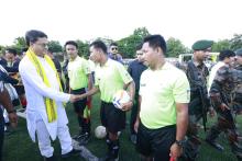 Inauguration of Synthetic Turf Football Ground at Jampuijala, SDM HS School Ground by Professor (Dr.) Manik Saha, Hon’ble Chief Minister.