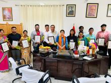 Felicitations of participants and officials for India Skill Competition-2024