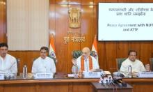  Signing of agreement between Govt of India, Govt of Tripura, National Liberation Front of Tripura (NLFT) &amp; All Tripura Tiger Force (ATTF) in presence of Hon’ble Union Home &amp; Cooperation Minister Amit Shah Ji.