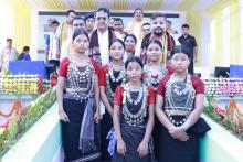 Inauguration of Sulma Dongur Tuisoi Waterfall at Sanaiya Reang Para, Kamalpur by Chief Minister Professor (Dr.) Manik Saha.