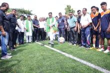 Inauguration of Synthetic Turf football ground by Hon’ble Chief Minister Prof. (Dr.) Manik Saha, Khowai District