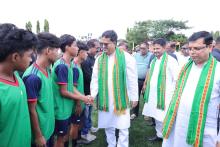 Inauguration of Synthetic Turf football ground by Hon’ble Chief Minister Prof. (Dr.) Manik Saha, Khowai District