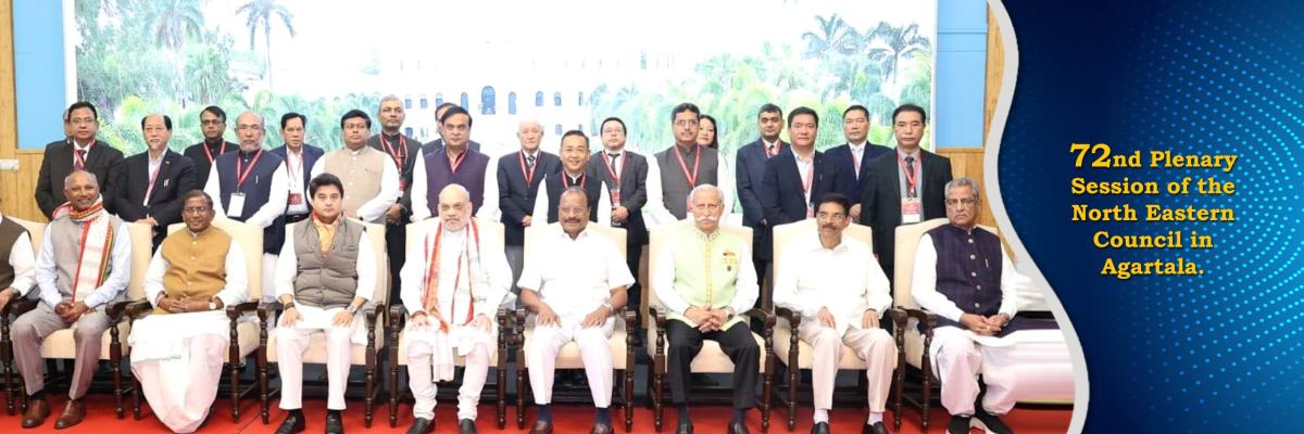 72nd Plenary Session of the North Eastern Council in Agartala.